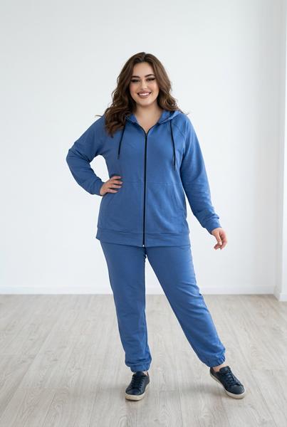 Костюм спорт Sport style (3XL-6XL) 12 l.blue (деми)