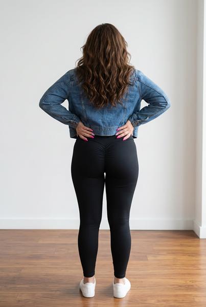 Лосины Sport style (S-XL) 5275 black (деми)