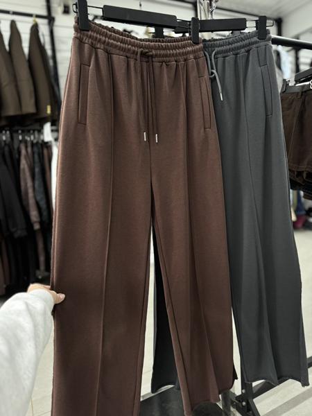 Штаны спорт Style Nadezhda (S-L) SN346 grey (деми)