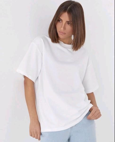 Футболка Style Nadezhda (S-L) SN358 white (лето)