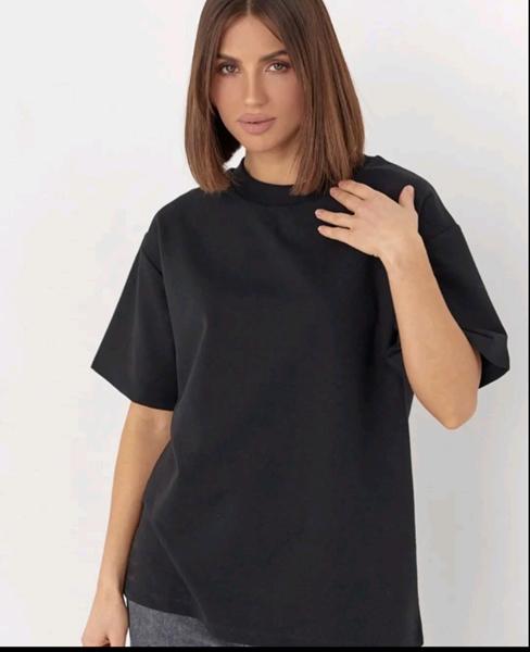 Футболка Style Nadezhda (S-L) SN359 black (лето)