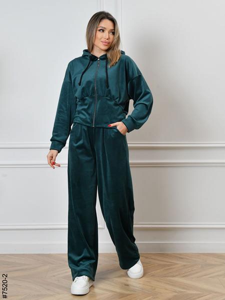 Костюм спорт OdesaOpt (44-50) 7520-2 green (деми)