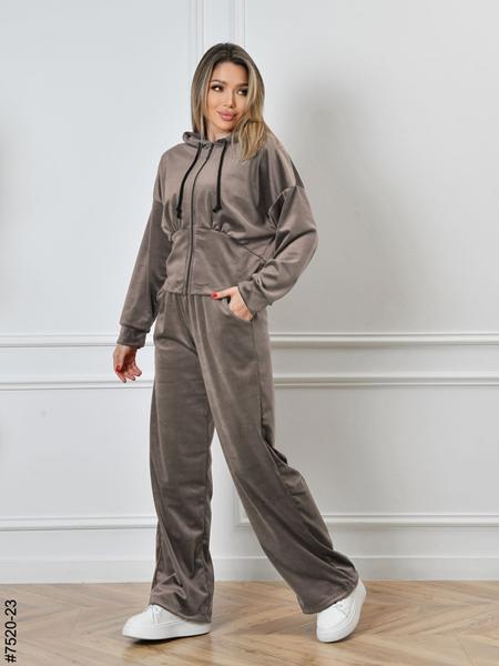 Костюм спорт OdesaOpt (44-50) 7520-23 beige (деми)