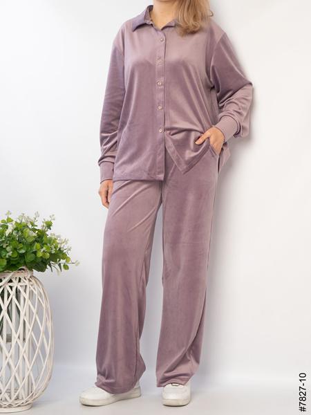 Костюм спорт OdesaOpt (44-50) 7827-10 powder (деми)