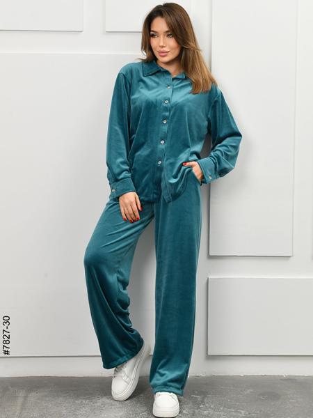 Костюм спорт OdesaOpt (44-50) 7827-30 blue (деми)