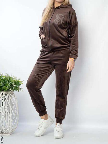 Костюм спорт OdesaOpt (48-52) 7920-19 brown (деми)