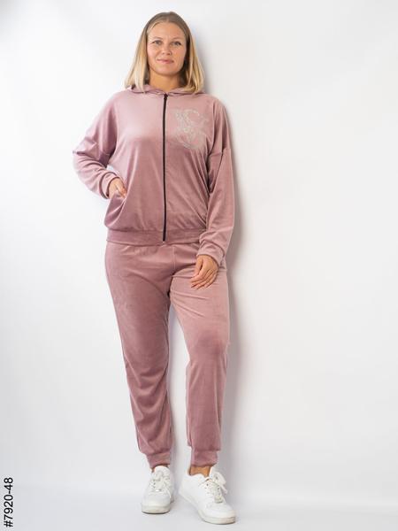 Костюм спорт OdesaOpt (48-52) 7920-48 powder (деми)