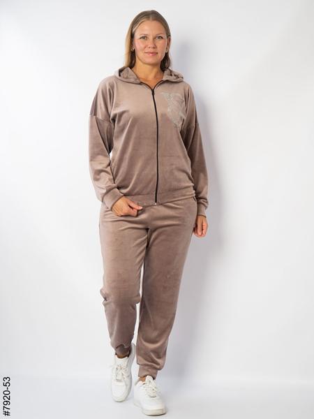 Костюм спорт OdesaOpt (48-52) 7920-53 beige (деми)