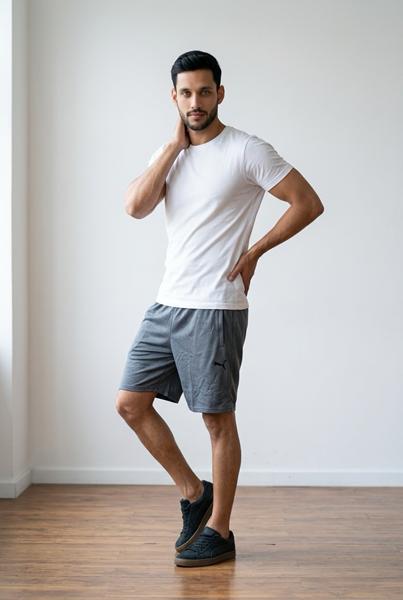 Шорты Sport style (56-64) 05 grey (лето)