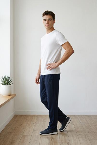 Штаны спорт Sport style (50-58) 20 navy (деми)