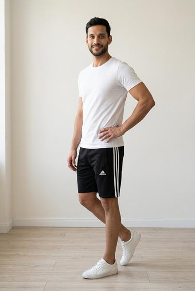 Шорты Sport style (46-54) ADS1 black (лето)