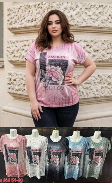 Футболка Sport style (54-60) M666 mix (лето)