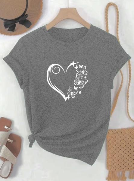 Футболка ALIA (M-3XL) AL25 grey (лето)