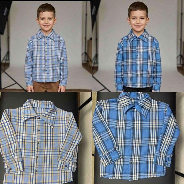 Рубашка Meloria (116-146) ML4571 blue (деми)