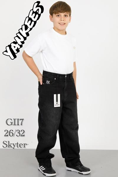 Джинсы Ruxa (26-32) G117 black (деми)