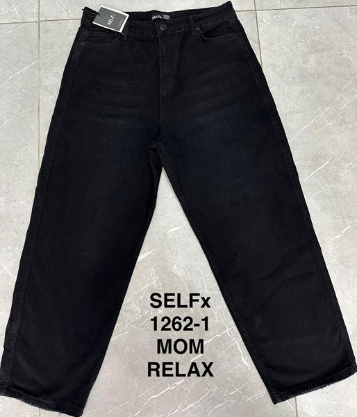 Джинсы Ruxa (30-36) 1262-1 black (деми)