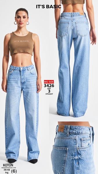 Джинсы Ruxa (38-48) 3426-2-3 l.blue (деми)