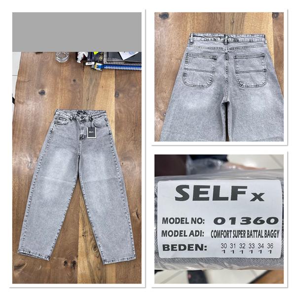 Джинсы Ruxa (30-36) 1360 l.grey (деми)