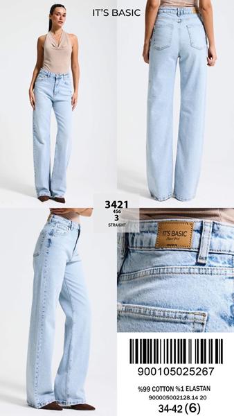 Джинсы Ruxa (34-42) 3421-4-3 l.blue (деми)