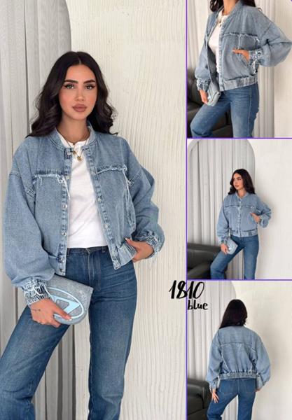 Куртка Ruxa (S-XL) 1810 l.blue (деми)