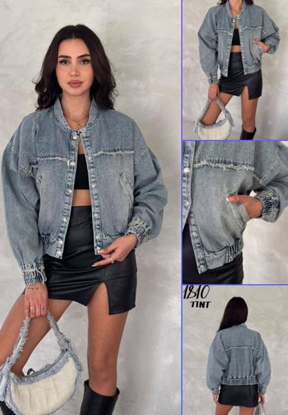 Куртка Ruxa (S-XL) 1810 l.grey (деми)