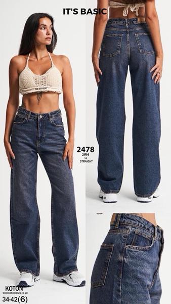 Джинсы Ruxa (34-42) 2478-2-10 navy (деми)