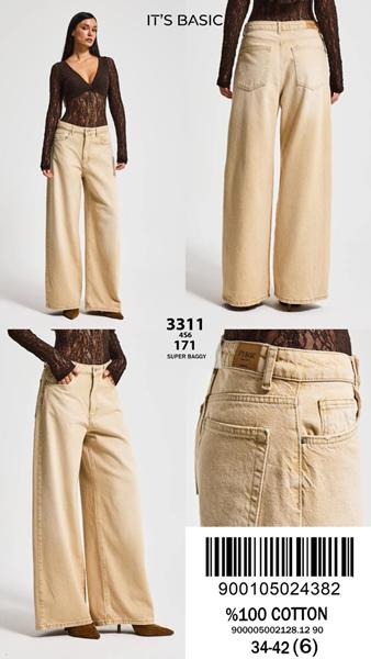 Джинсы Ruxa (34-42) 3311-4-171 beige (деми)