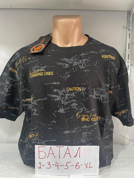 Футболка Sabihina (2XL-6XL) SB1691 black (лето)