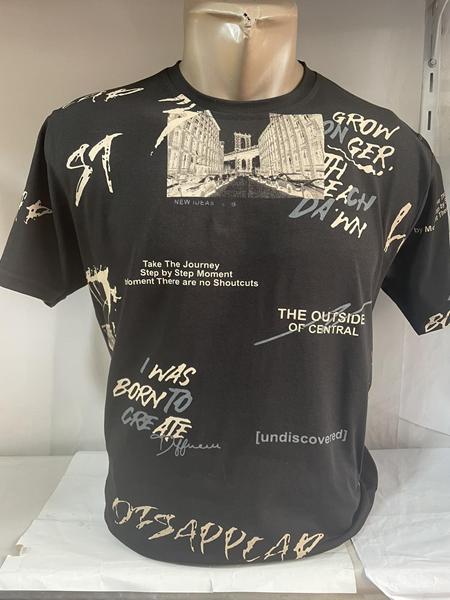 Футболка Sabihina (S-2XL) SB1703 black (лето)