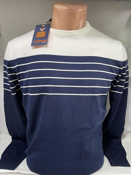 Свитер Sabihina (M-2XL) SB1707 navy (деми)