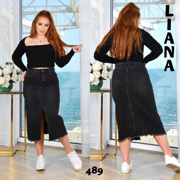 Юбка Beki (28-33) 489 d.grey (лето)