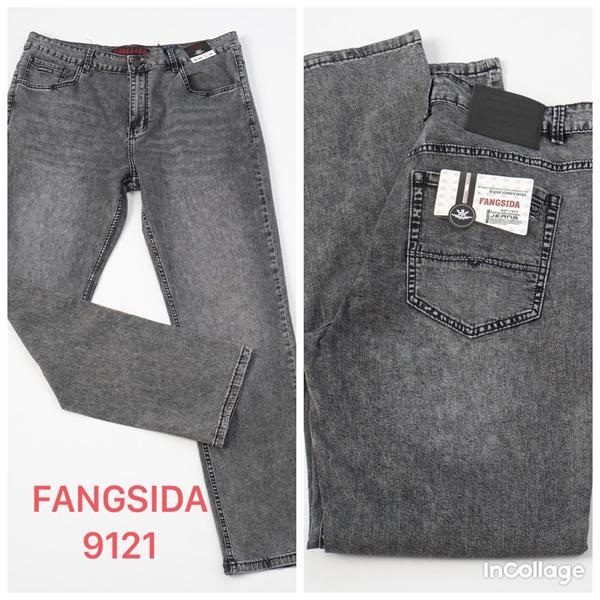 Джинсы Fangsida (40-50) 9121 grey (деми)