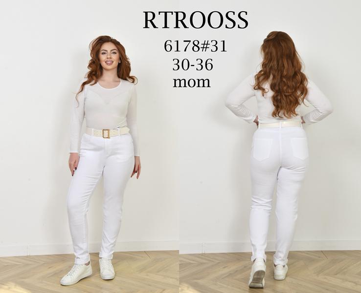 Джинсы Jeans Club (30-36) 6178 white (деми)