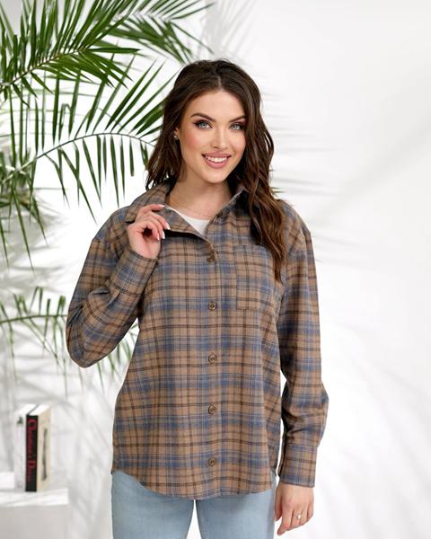 Рубашка Lelis (42-48) 1050-1 camel (деми)