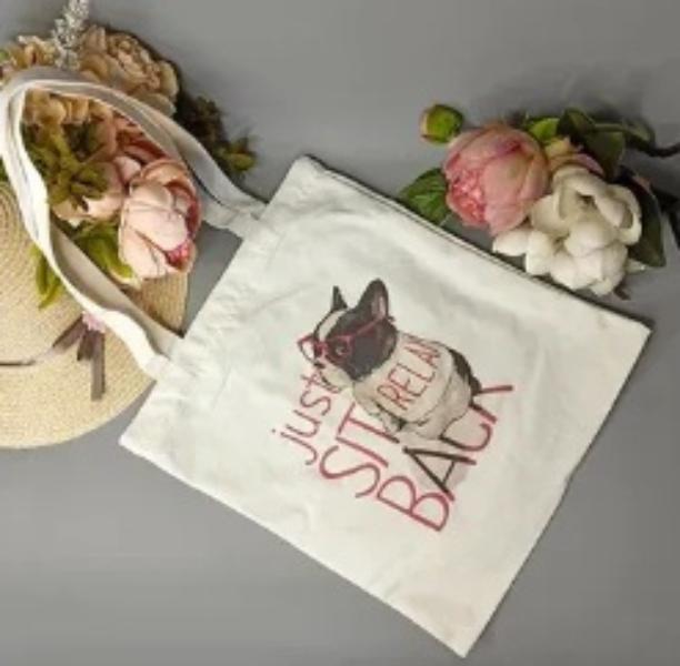 Сумка Luna-bag (40*34) 24-473Rel white (деми)