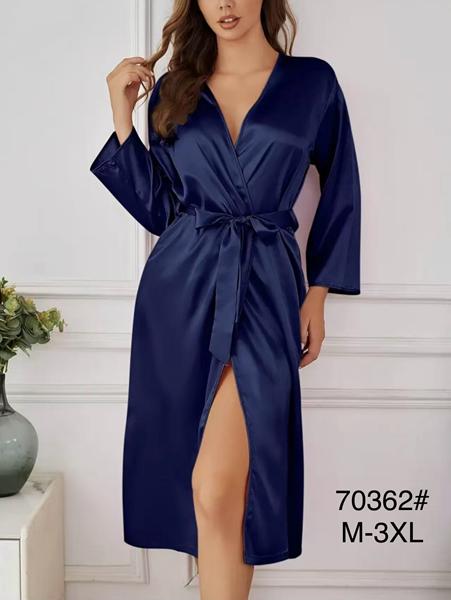 Халат Fili Wear (M-3XL) 70362 navy (деми)