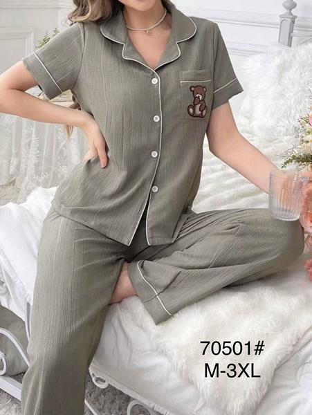 Пижама Fili Wear (M-3XL) 70501 khaki (лето)
