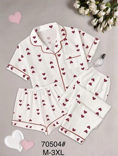 Пижама Fili Wear (50-58) 70504 white (лето)