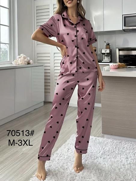 Пижама Fili Wear (M-3XL) 70513 powder (лето)