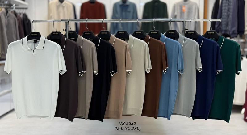 Футболка Vip Stendo (M-2XL) 5330 navy (деми)