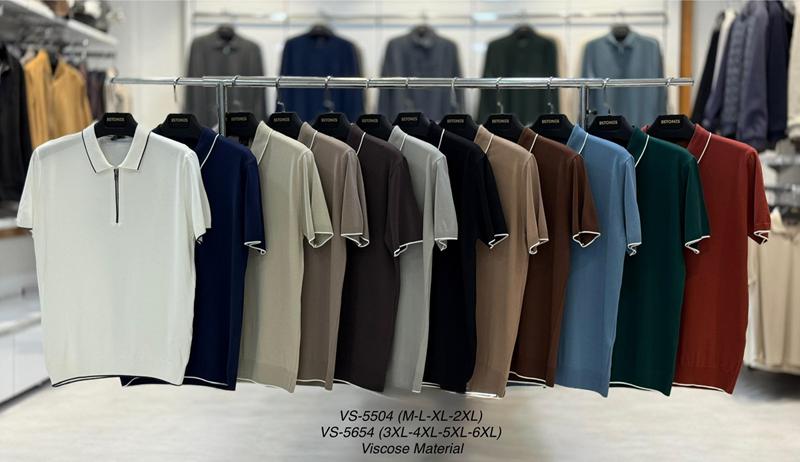 Футболка Vip Stendo (M-2XL) 5504 green (деми)