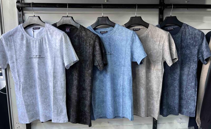 Футболка Vip Stendo (M-2XL) 5575 l.blue (деми)