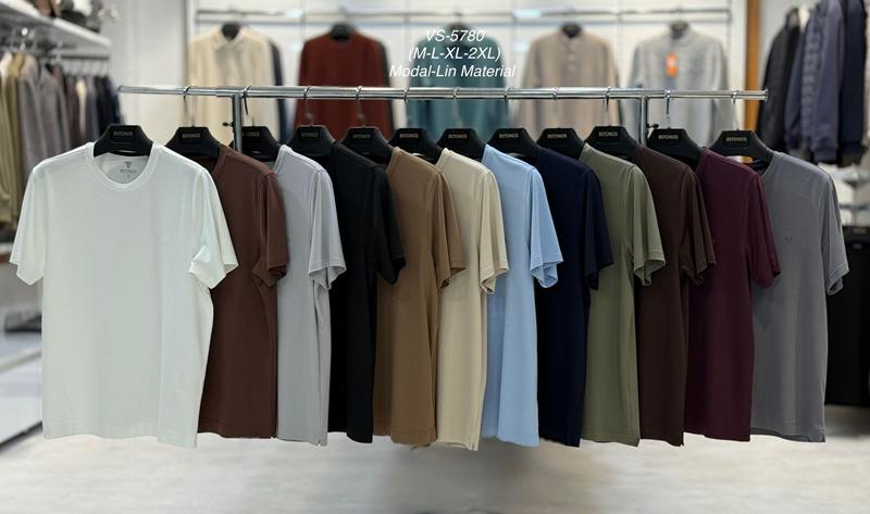 Футболка Vip Stendo (M-2XL) 5780 l.grey (деми)