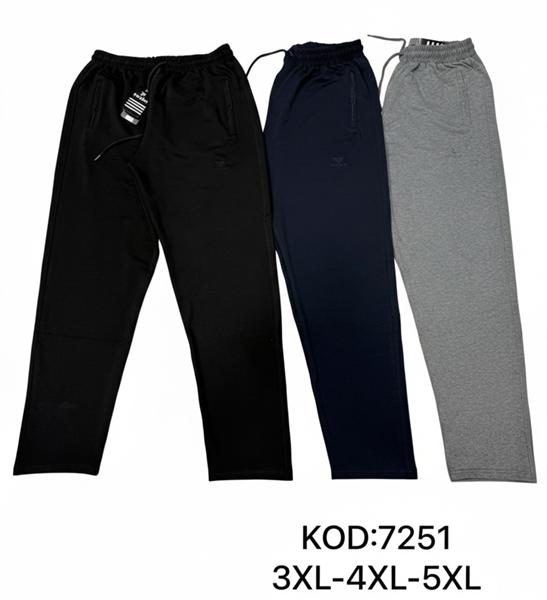 Штаны спорт Vip Stendo (3XL-5XL) 7251 black (деми)