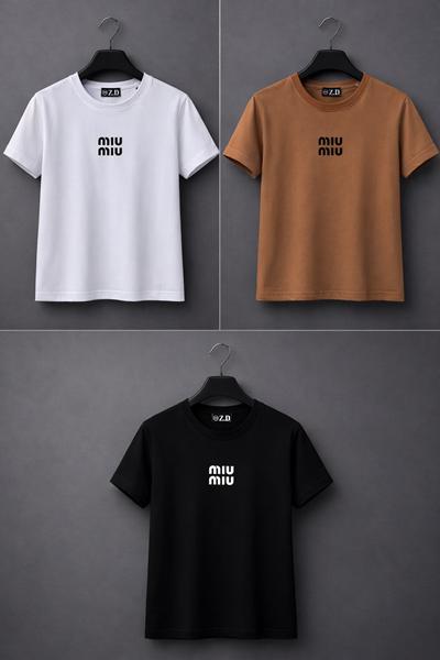 Футболка Zalov (S-2XL) ZW1377 brown (лето)