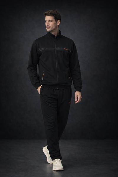 Костюм спорт Zalov (46-54) ZW1424 black (деми)