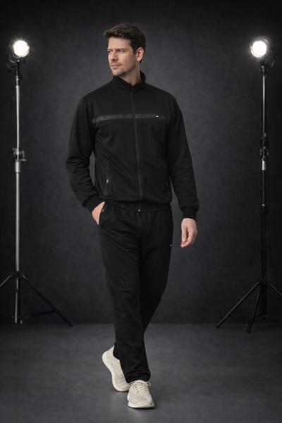 Костюм спорт Zalov (46-54) ZW1428 black (деми)