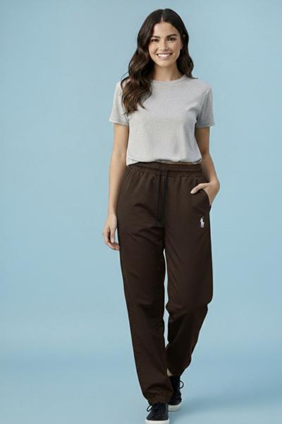 Штаны спорт Zalov (S-L) ZW1443 brown (деми)