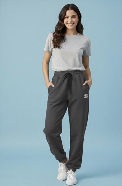 Штаны спорт Zalov (S-L) ZW1452 d.grey (деми)