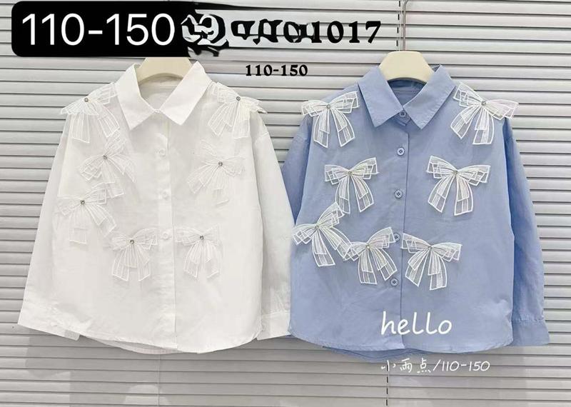 Рубашка Delfinka (110-150) 1017 white (деми)